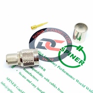 DC99 CONNECTOR TNC MALE LMR400 CRIMPING SPINNER