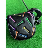 LAB Golf Putter Cover Middle Rod Semicircle Magnet Double Ear Black Putter Cover DF3 MEZZ Waterproof