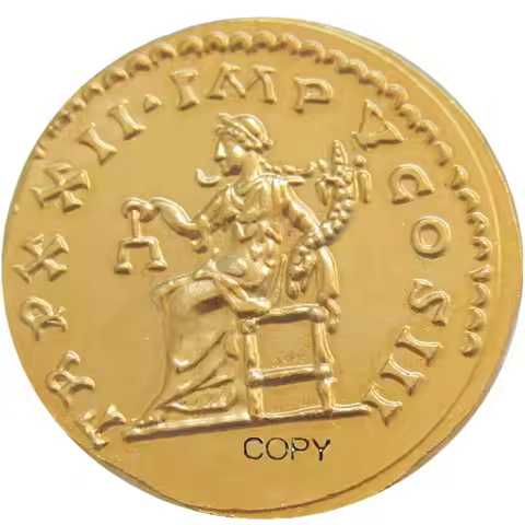 RM(19) Roman Ancient Gold Plated Copy Coins