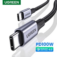 UGREEN PD100W Fast Charging Tpye C Cable Nylon Bradied USB C to USB C Cable compatible for iPhone 18
