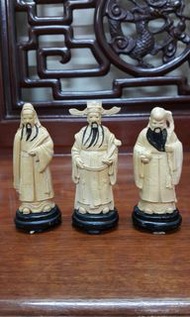 上世纪70-80年代 福祿壽 4吋 實心硬膠公仔 擺件（see settlement location frist）