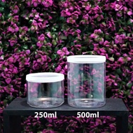 (Bekasi) FOX 250 Plastic Jar Food Container 250 ML & 500 ML