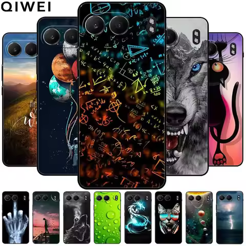 For One Plus Nord 4 5G Case Animals Painted Cool Wolf Soft Silicon Cover for Oneplus Nord 4 Shockpro