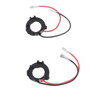 1 Pair H7 LED Headlight Bulbs Adapter Retainer Holder For MK7