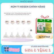 Hegen baby bottle nipples, replacement nipples numbered 0, 1, 2, 3 and Y cut - Separate Box If Manuf