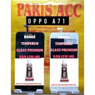 ORIGINAL OPPO A71 Full Set LCD (FREE TEMPERED GLASS + Glue)