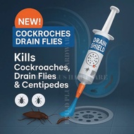 PEST ASIA Cockroaches Drain Flies DrainShield Pest Syringe 30g Ubat Lipas Lipan