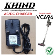 3PIN AC/DC. ADAPTER Cordless Vacuum Cleaner Charger Adapter for KHIND VC696 (OEM)