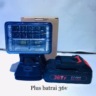 Battery LED cordless Lamp Makita Battery Interface LED work light LED Spotlight easy to carry usb ph