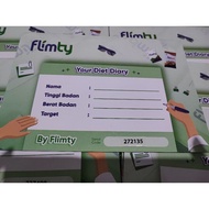 Habit TRACKER FLIMTY, DIARY DIET NOTE