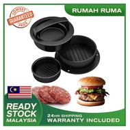 Burger Patty Press Stuffed Beef Meat Maker Cutlet Mold Grill Pembuat Daging Hamburger Ramly