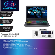 Acer Predator Helios 300 PH315-54-94XB 15.6" QHD 165Hz Gaming Laptop ( i9-11900H, 32GB, 1TB SSD, RTX3060 6GB, W11 )