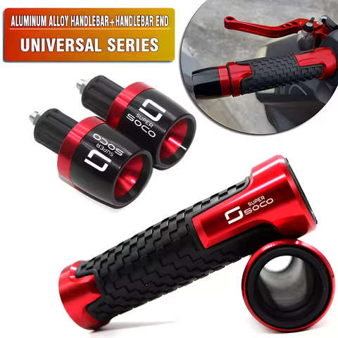 For SUPER SOCO CPx CUx CU TC 50/MAX/WANDERER TS TSX 1500 2019-2024 Motorcycle Hand Grips Handle Bar 