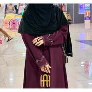 ABAYA MALIKA ANTI UV SILK PREMIUM Eid abaya