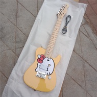 New MINI Kitty TL Style 6 Strings Electric guitar Sycamore Body&Maple Fingerboard Fixed Bridge Scale