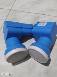 New LNB Ku band dual lnb dual out K Vision 2 in 1 dua satelit satu