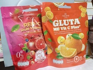 Red-C Multi Vitamins / Gluta Me Vit c Plus ฝ้ายคาวาอี้ Faiicawaii วิตามิน คอลลาเจน Redc Red C Faii c