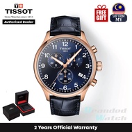[Official Warranty] Tissot T116.617.36.042.00 Men's Chrono Xl Classic Blue Leather Strap Watch T1166173604200