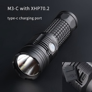 Convoy M3-C with XHP70.2XHP70.3 Hi26650 rechargeable flashlight torch