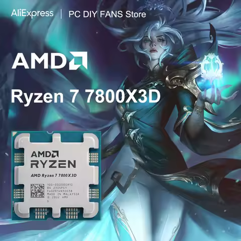 AMD Ryzen 7 7800X3D New 7000 Series 8-Core 16-Thread 5.0GHz 5NM DDR5 CPU Integrated Graphics Socket 