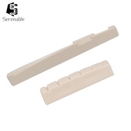 [Serenable] Acoustic Guitar Saddle Nut Slotted for 6 String Left Handed Guitar Accessory