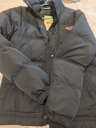 Hollister 深藍色羽絨外套