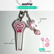 Jamongi Kpop Lightstick Acrylic Keychain Girl Group Version Acrylic Keychain Cute Beads | Black Pink