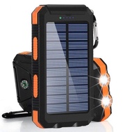 Popular waterproof solar-powered power bank20000mAh Portable Camping Light Power Bank