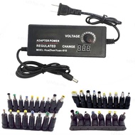 Adjustable Power Supply AC to DC 3V 24V 9W 72W Plug Universal Adapter EU US with 8 Tips Connectors  