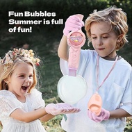 Smoke Bubble Machine, Rechargeable Automatic Electric Smoke Bubble Machine, Smoke Bubble Maker M 9XS