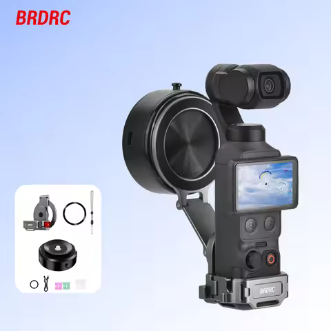 BRDRC Car Suction Cup Mount for DJI OSMO Pocket 4/3 Camera Accessories Adjustable Magnetic Mount Vid