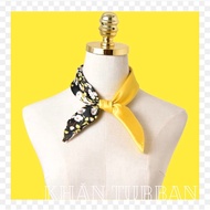 Mini square silk bandana scarf size 53x53cm - turban
