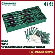 SATA - [09913] 13PCS Combination Screwdriver Tray Set