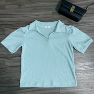 Blue Collar Shirt Gi-ants Label 🪻Hand 2nd Hand 🪻