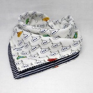 Japanese Handmade 6-layer-gauze Baby Bib/bandana style