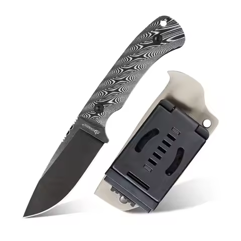 SDOKEDC High Hardness DC53 Steel Knife, Multifunctional EDC Hand Tool, Practical Cutter for Camping 