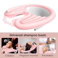 Portable Inflatable Shampoo Bowl, Hair Washing Tray for Bedside and In Bed, Lightweight Shampoo Basin for Elderly, Disabled, Pregnant, Injured, Wheelchair Person At Home Hospitals