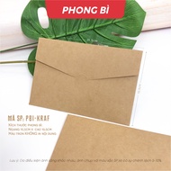 COMBO vintage Kraft envelope, size 10.5x15.5cm