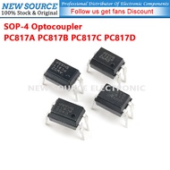 [10pcs] PC817A PC817B PC817C PC817D SOP4  DIP4 Transistor Optocoupler New Source