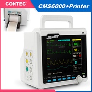 CONTEC CMS6000 Patient Monitor 8"TFT LCD Vital signs monitor ICUECGNIBPSPO2PRRESPTEMP