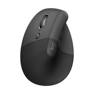 Logitech Lift Vertical Ergonomic Mouse, Left-handed, Wireless, Bluetooth or Logi Bolt USB, Quiet cli