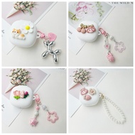 cartoon Cover For Soundcore Liberty 5 / C50i P40i /C40i C30i A30i / Aero Clip /R100 Case with keychi