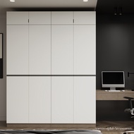 SB Design Square SB FURNITURE ตู้เสื้อผ้า ขนาด 200 ซม. รุ่น Wardrobe PlusสีRio Brown ตัดสีขาว ภายในม