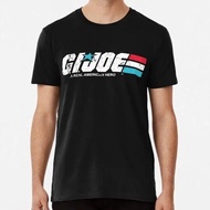 Gi Joe Logo Faded Graphic Pattern Vintage Style American Hero 1980s Cartoon Retro T-Shirt