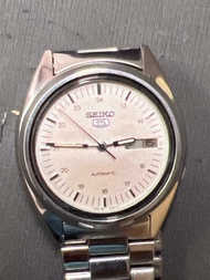 นาฬิกา seiko 5 automatic 7009 หน้าขาว