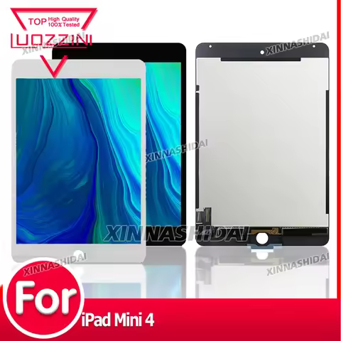 AAA+++ For Apple iPad Mini 4 A1538 A1550 LCD Display Touch Screen Digitizer Assembly Replacement 100