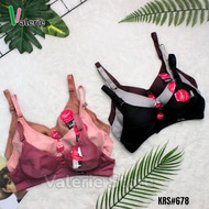 Sport BRA Women BH Teenage Girls Wireless Thin Foam Brocade - 678