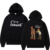 City Morgue ZillaKami Cartoon Graphic Hoodie Men Women's Hip Hop Oversized Long Sleeve Sweatshirt Ma