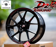 D2 Motorsports ลาย TC005 ขอบ18 กว้าง 8.5 นิ้ว ออฟ38 5รู114.3 ราคาต่อ 1 วง แถมจุ๊บ