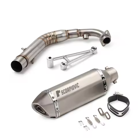 Motorcycle Full Exhaust System Front Pipe Muffler For ZUMA Cygnus X Smax BWS 125 150 X BWS125 ZUMA12